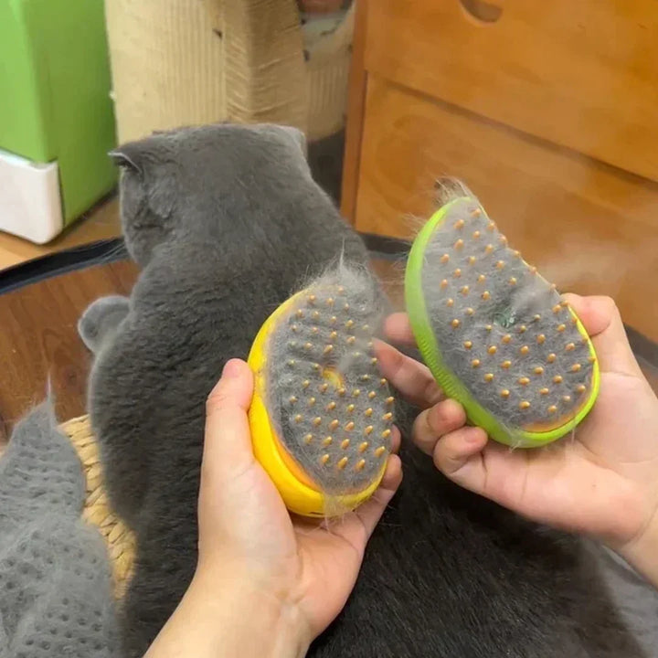 Cat Dog 3-in-1 Pet Grooming Brush: Electric Spray & Massage Comb